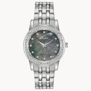 Citizen EM0770-52Y Eco Drive Crystal Stainless Steel Women's Watch - mzwatcheslk srilanka